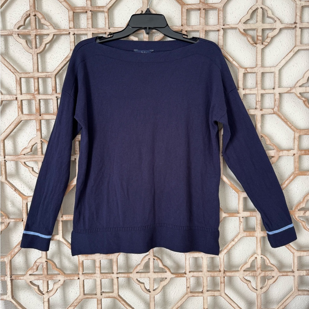 Joules Navy Blue Long Sleeve Sweater